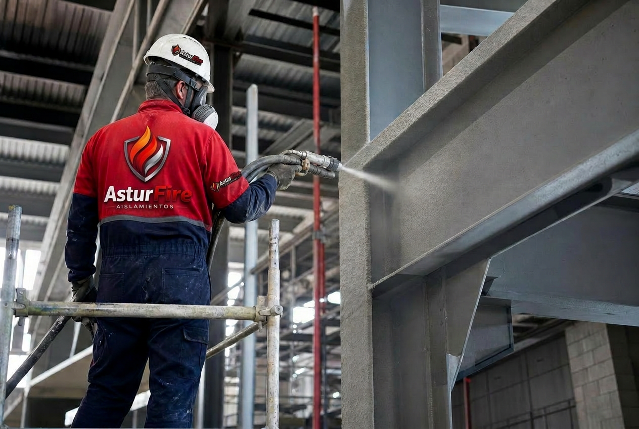 Ignifugación de estructuras metálicas